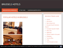Tablet Screenshot of brussels-hotels.redflag.info